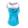 Modrá zimní bunda pro psa