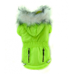 Zimní bunda pro psa vel. M - zelená
