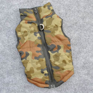 Army maskáčová zimní bunda/vesta pro psa vel. XS