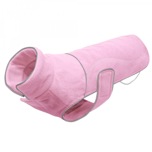Vesta pro psa polarflees vel. S - růžová
