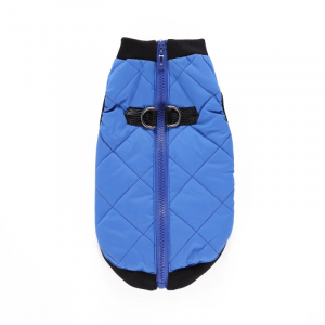 Vesta pro psa se zapínáním na zádech  modrá