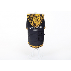 Luxusní zimní bunda pro psa Letter - vel. S