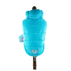 Outdoorová zimní vesta pro psa červená - vel. XS (délka 20cm)