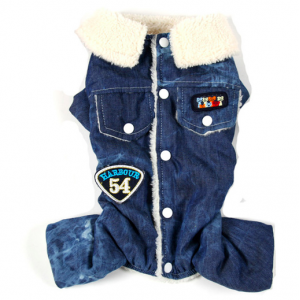 Luxusní overal pro psa Denim vel. S