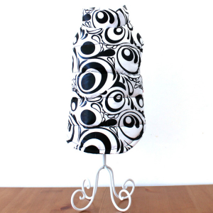 Vesta pro psa bílo-černá - vel. XS