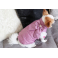 Luxusní zimní vesta pro psa Pretty Pet Heart - vel. M - fialová