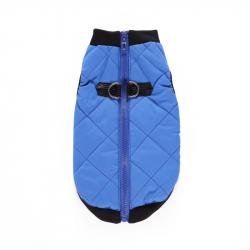 Vesta pro psa se zapínáním na zádech  modrá