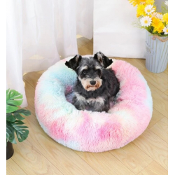 Luxusní pelíšek pro psa - čivavu, jorkšíra - duhový