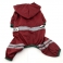Červen&aacute; pl&aacute;&scaron;těnka pro psa, overal vel. M